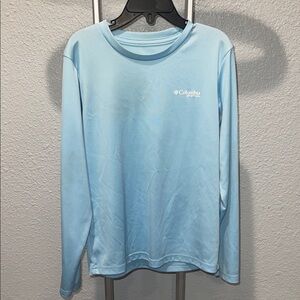 Columbia Sky Blue Performance Long Sleeve Shirt